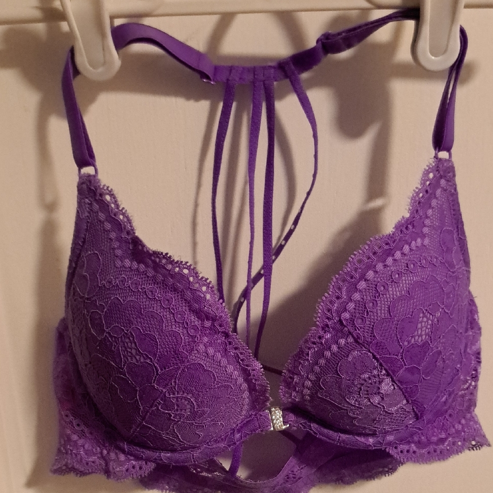 La SENZA Elegant Purple Lace Bra